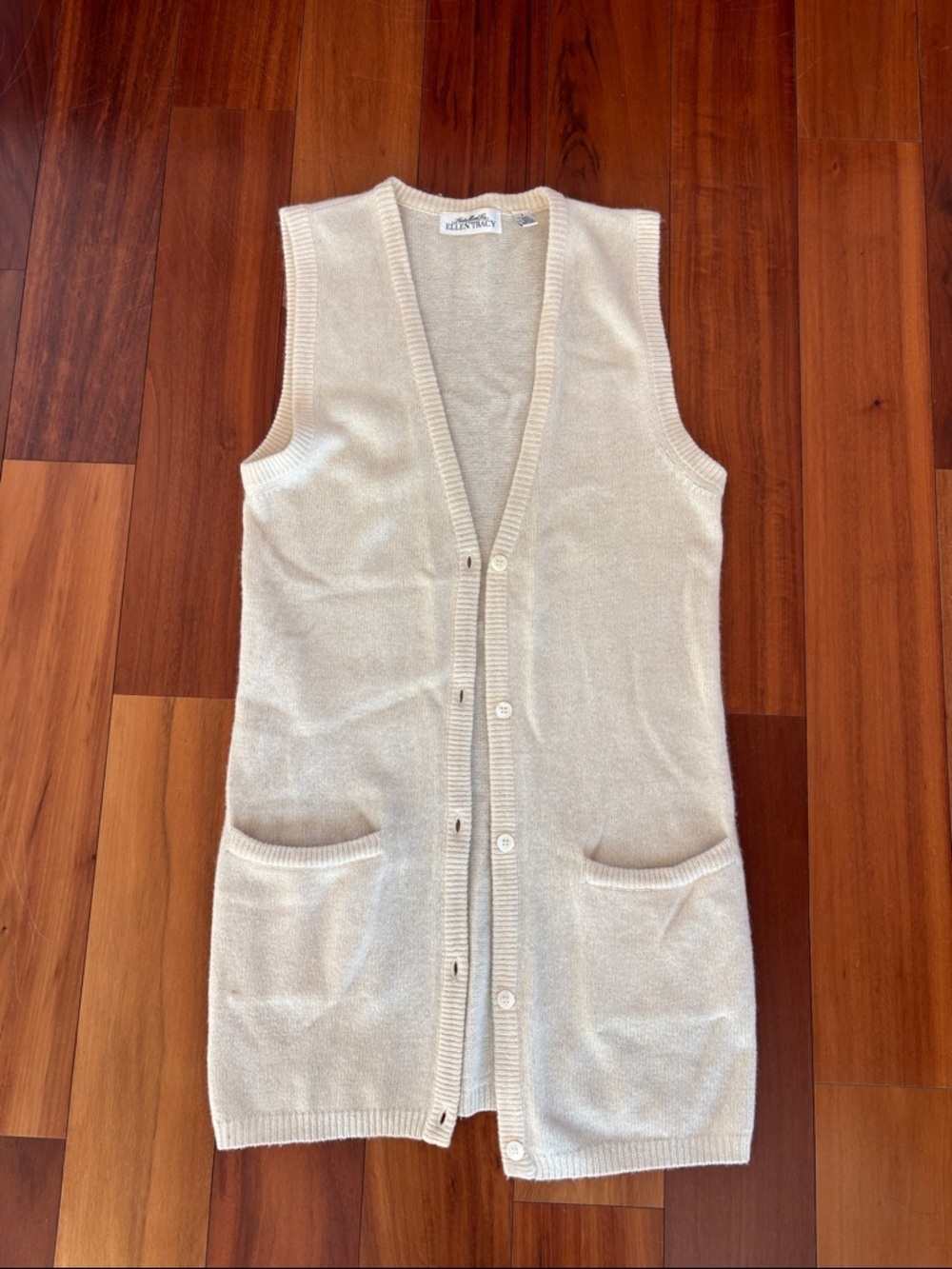 Wool/angora cardigan